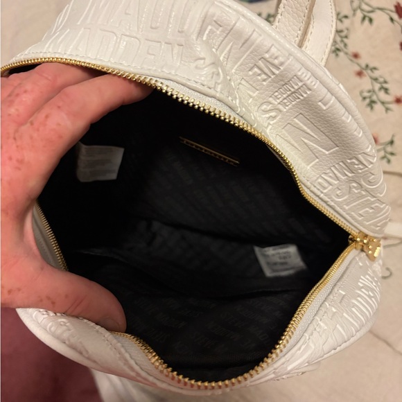 Steve Madden White and Floral Women's Backpack - Picture 5 of 10